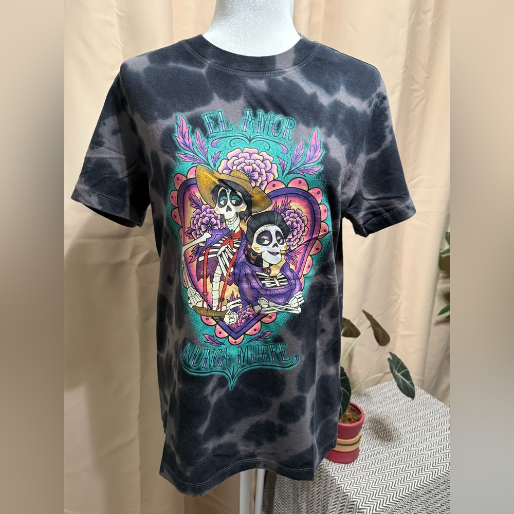 Disney Pixar Coco Hector & Imelda Tie Dye Graphic T-Shirt - NWOT - See Size Note